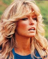 farrah fawcett.Oh and the hair!we all remember wearing our hair like ...
