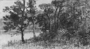 William Henry Hunt : Morris River Landscape