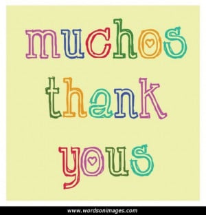 Thank You Quotes and Sayings