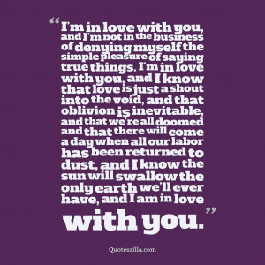 in love with you quotes for him