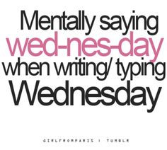 Wednesday quotes & humor