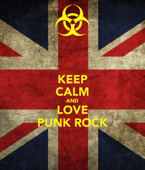 Punk Rock Love Keep calm and love punk rock