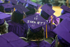 Funny graduation cap decoration idea courtesy of Mandatory.com.