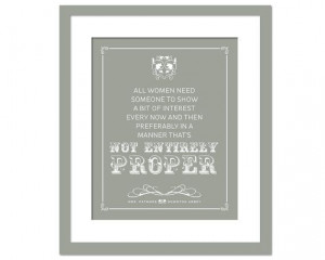 Downton Abbey Poster - Mrs. Patmore Quote - Art Print - Quotation ...