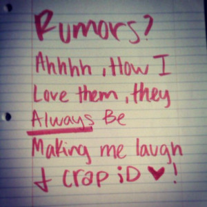 Rumors Funny Quote Quotestags