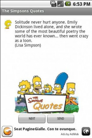 The Simpsons Quotes Screenshot 1