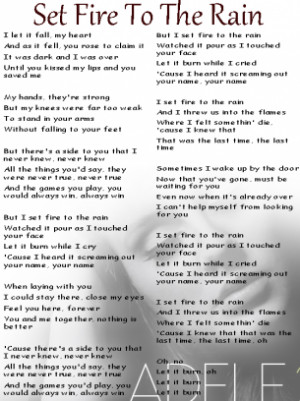 ... printables/music/sheet-music/adele-set-fire-to-the-rain-lyrics-sheet
