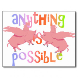 Anything is Possible Postcard