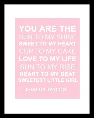 Baby Girl Nursery Art Decor Letters Wall Quotes on Etsy, $18.00