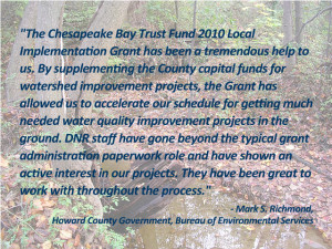 TRUST FUND PROJECT SPOTLIGHT: LITTLE PATUXENT RESTORATION PARTNERS