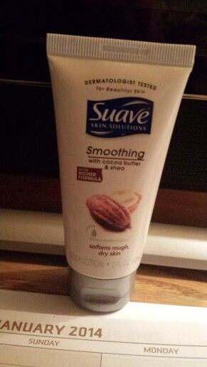 Suave Cocoa Butter & Shea smoothing lotion sample size