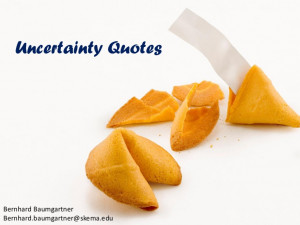Uncertainty Quotes