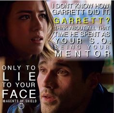 Agents of SHIELD | Garett | Skye and Ward. Apply cold water to the ...