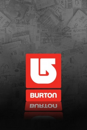 Burton Logo iPhone Wallpaper Download