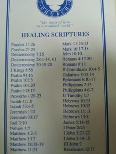 Healing scriptures used by Dodie Osteen when they diagnosed her with ...