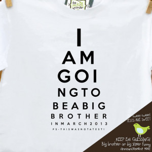 big brother shirt (or big brother again shirt) - funny eye chart ...