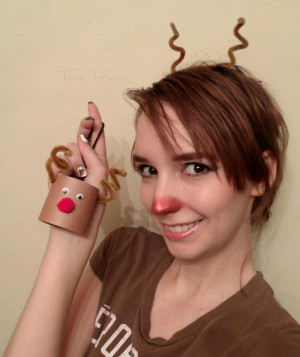 see my tutorial for the reindeer craft [ here ])