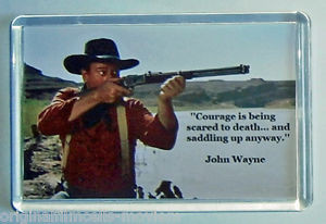 Details about John Wayne quote movie poster fridge magnet New - The ...