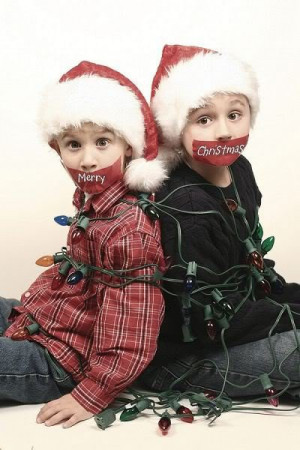 Wishing you a silent night!- awesome idea for an Xmas card