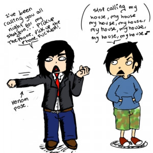 savetheworldandgetkilled:Pencey Prep vs. MCR by ~WaterSun