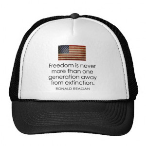 Ronald Reagan Quotes Mesh Hats