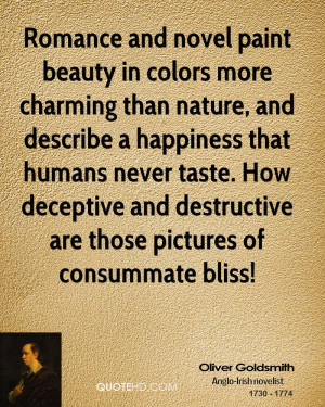 Romance and novel paint beauty in colors more charming than nature ...