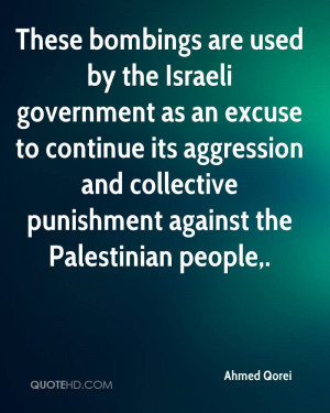 These Bombings Are Used By The Israeli Government As An Excuse To ...