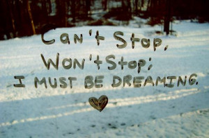 Can’t Stop Won’t Stop