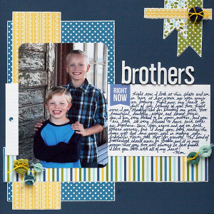 American Crafts - Pebbles - Family Ties Collection - 12 x 12 Double ...