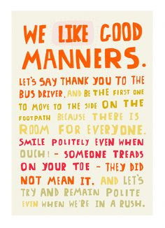 Good Manners i More