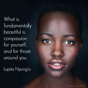 Actress Lupita Nyong’o, nominated for an Oscar for her role in the ...