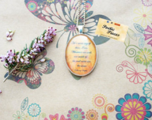 Wuthering Heights Quote Necklace