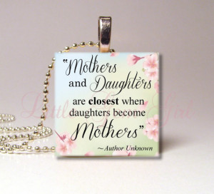 ... inch Wood Tile - Mom Poem Mom Sayings and Quote Jewelry Mimi Nana