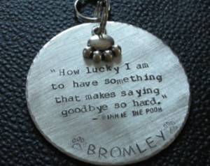 Custom Handstamped Pet Memorial/Remembrance Ornament