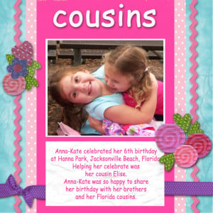 Cousin Quotes For Scrapbooking