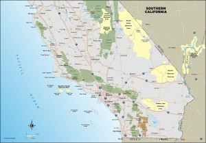 Map of Southern California Coast Cities