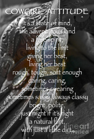 Cowgirl Attitude Photograph