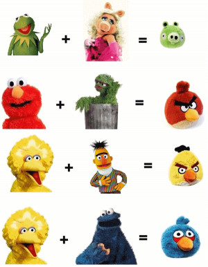 Are The Angry Birds Muppet Love Children?
