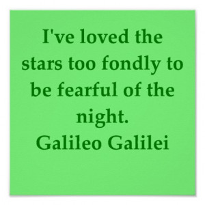Galileo Quote Science...