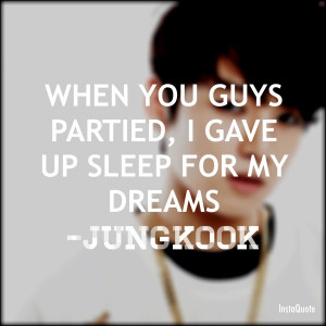 BTS Jung Kook Quotes