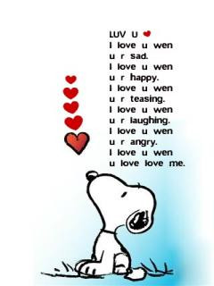 Download wallpaper free for mobile phone Snoopy_Cute_Love.jpg