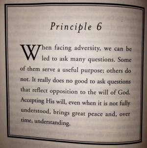 Willing sacrifice of deeply held personal desires in favor of God’s ...