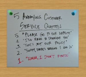 Annoying Customer Service Quotes