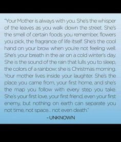 QUOTES ABOUT LOSING YOUR MOTHER