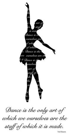 Quotes About Dancers Being Athletes Dance quote illustration