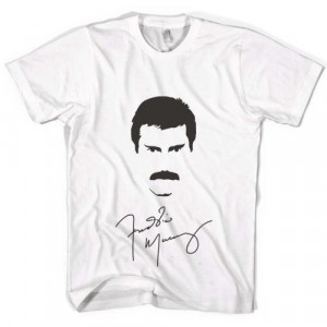 Freddie Mercury – Queen Rock Band Quotes Biography T-shirt
