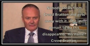 Creed Bratton- my favorite Creed moment