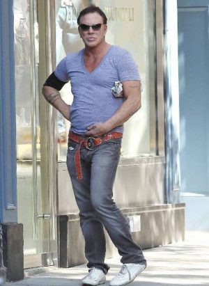 Mickey Rourke's large heart has made him an avid and strong supporter ...