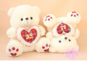love heart teddy with golden heart teddy bear love heart teddy bear ...