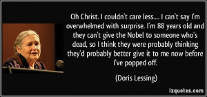 More Doris Lessing Quotes